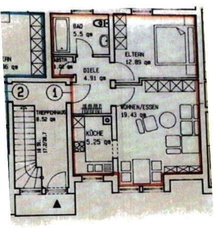 Predaj bytu 2-izbový 48 m², Haßfurt, Bavorsko Predaj bytu 2-izbový 48 m², Haßfurt, Bavorsko