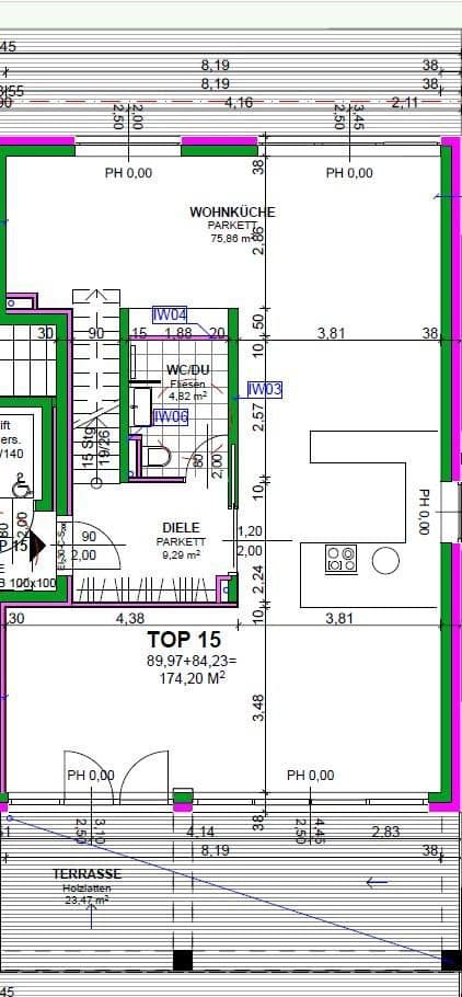 Prenájom bytu 5-izbový 175 m², Heiligenstädter Straße 395a, Wien, Viedeň Prenájom bytu 5-izbový 175 m², Heiligenstädter Straße 395a, Wien, Viedeň