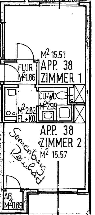 Prenájom bytu 2-izbový 16 m², Friedrichstraße 50, Kaiserslautern, Porýnie-Falcko Prenájom bytu 2-izbový 16 m², Friedrichstraße 50, Kaiserslautern, Porýnie-Falcko
