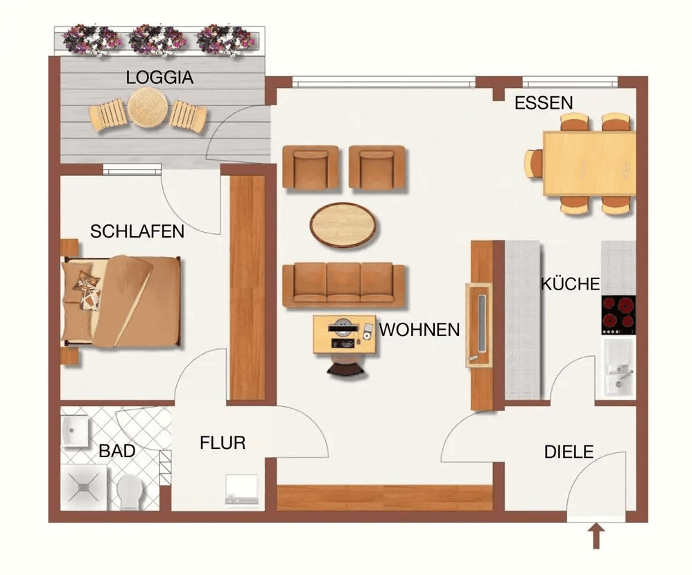 Prenájom bytu 2-izbový 67 m², Frölingstraße 5c, Bad Homburg vor der Höhe, Hesensko Prenájom bytu 2-izbový 67 m², Frölingstraße 5c, Bad Homburg vor der Höhe, Hesensko
