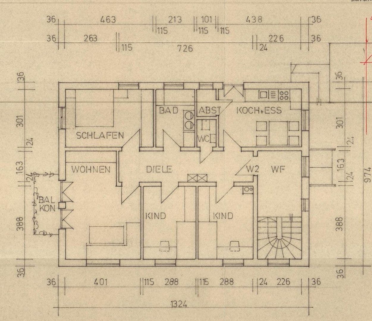 Prenájom bytu 4-izbový 92 m², Altmühlstraße 14, Walting, Bavorsko Prenájom bytu 4-izbový 92 m², Altmühlstraße 14, Walting, Bavorsko