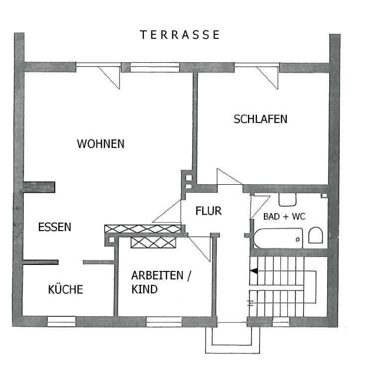 Prenájom bytu 3-izbový 98 m², Neufahrn b. Freising, Bavorsko Prenájom bytu 3-izbový 98 m², Neufahrn b. Freising, Bavorsko