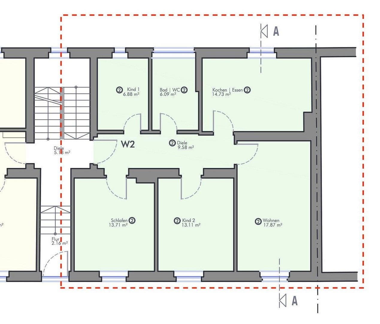 Prenájom bytu 4-izbový 82 m², Weiden, Bavorsko Prenájom bytu 4-izbový 82 m², Weiden, Bavorsko