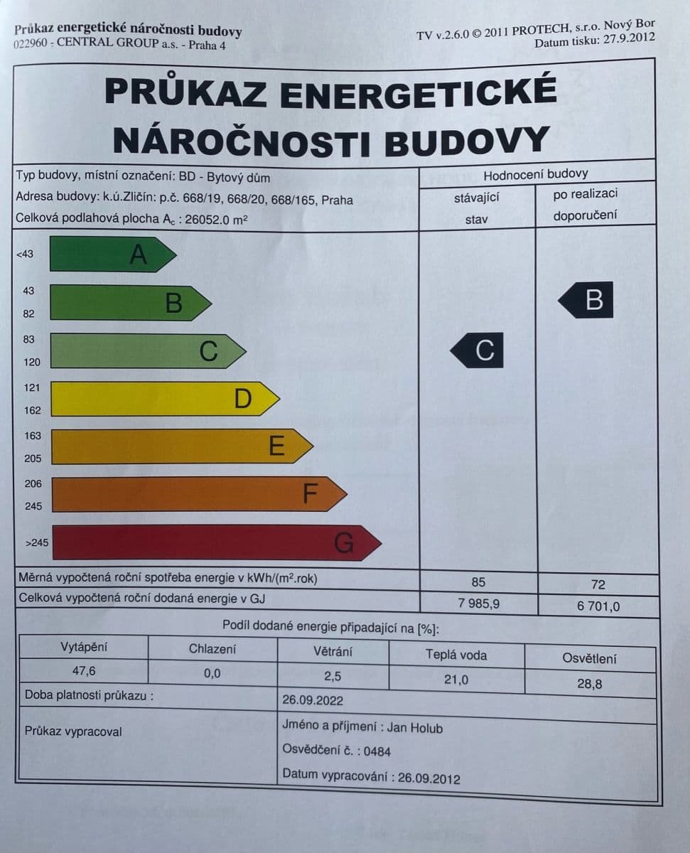 Predaj bytu 3-izbový 87 m², Sazovická, Praha, Praha Predaj bytu 3-izbový 87 m², Sazovická, Praha, Praha