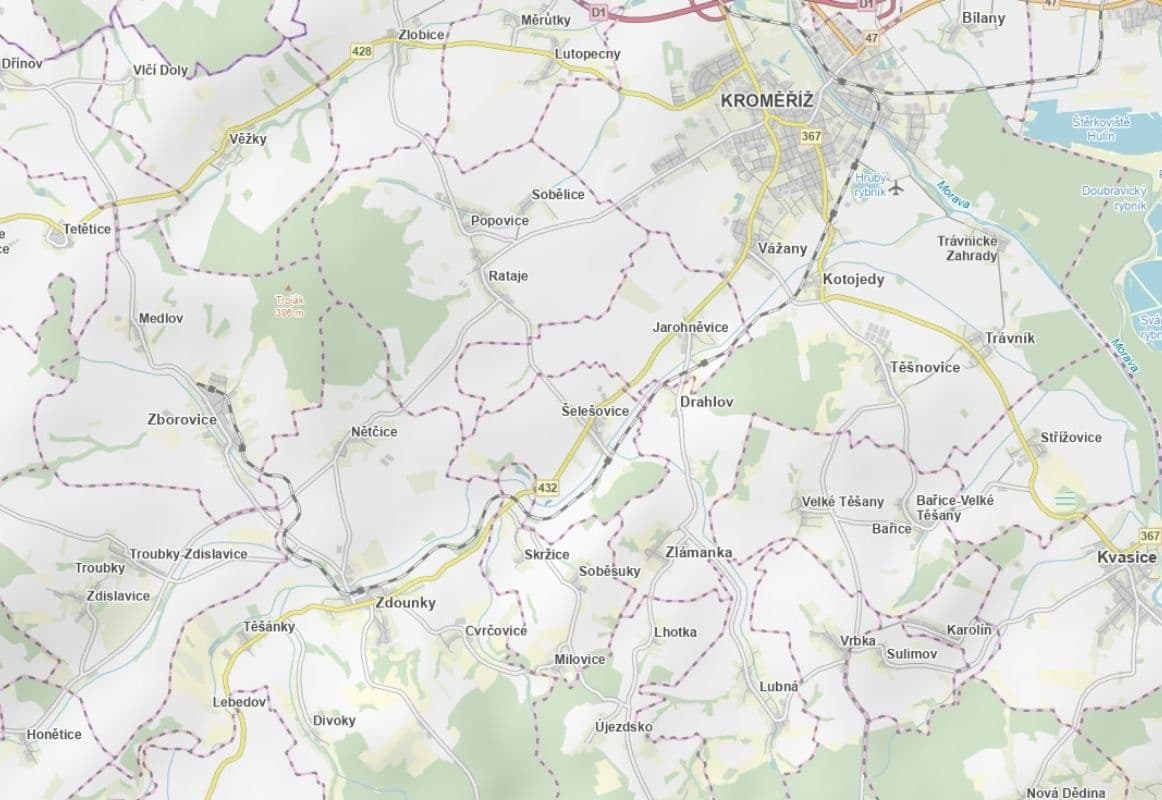 Predaj pozemku 2.910 m², Šelešovice, Zlínský kraj Predaj pozemku 2.910 m², Šelešovice, Zlínský kraj