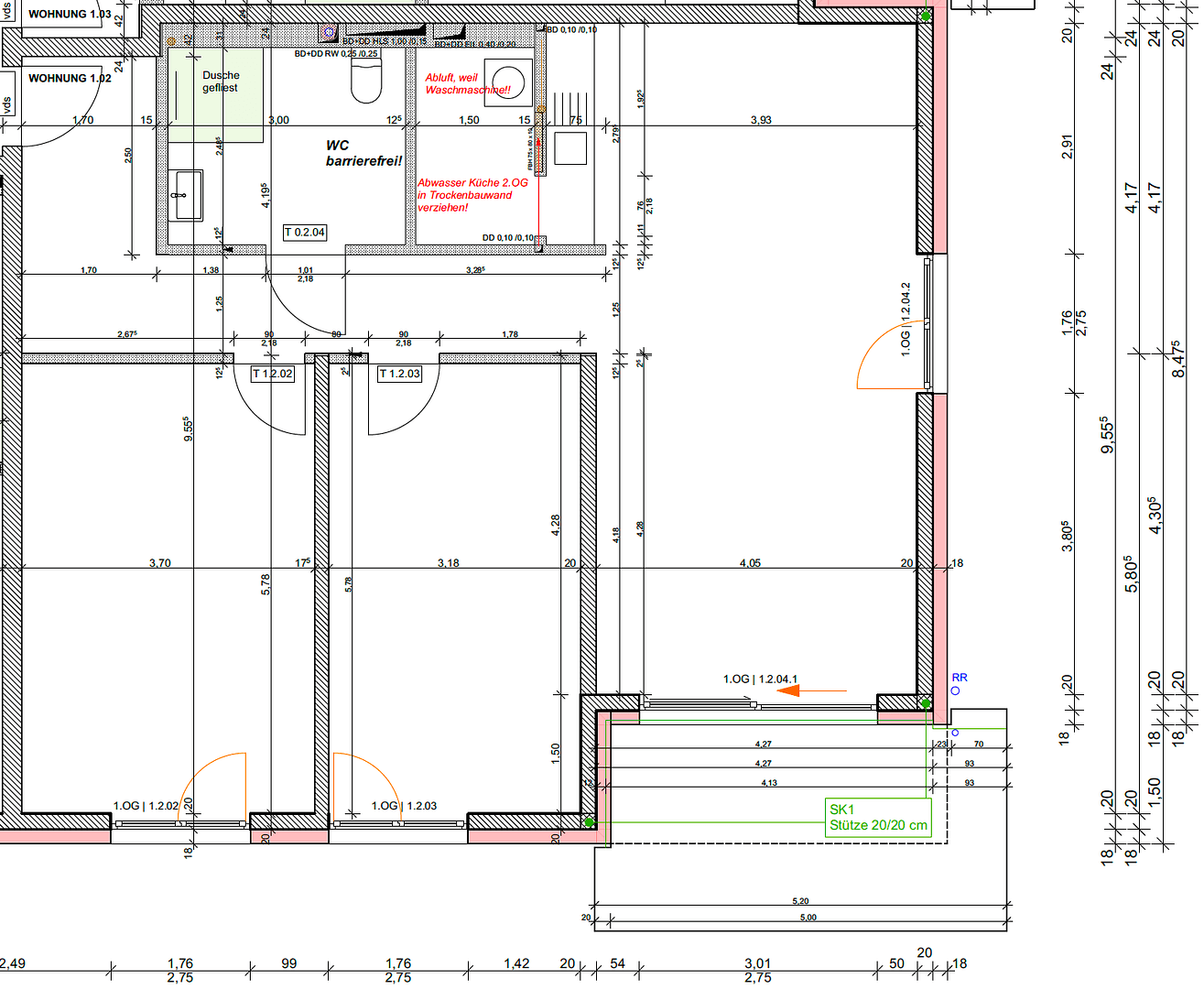 Prenájom bytu 3-izbový 108 m², Scheckertstrasse 2, Zell am Main, Bavorsko Prenájom bytu 3-izbový 108 m², Scheckertstrasse 2, Zell am Main, Bavorsko