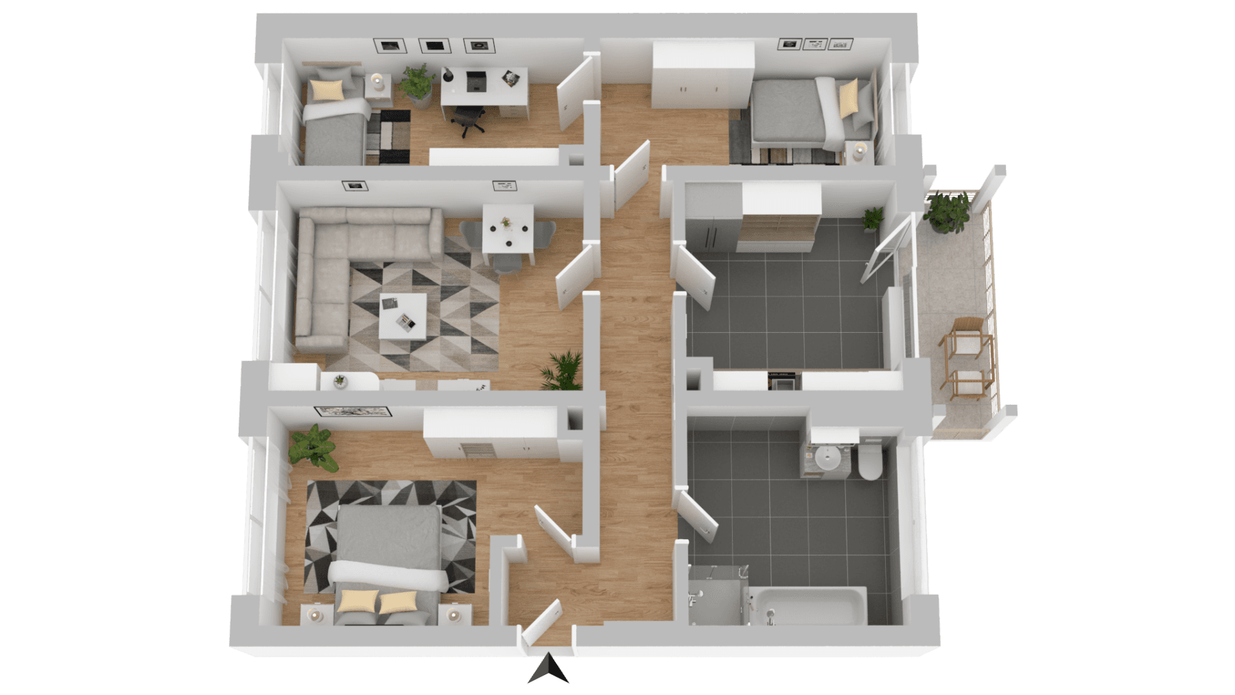 Predaj bytu 4-izbový 84 m², Naunhof, Sasko Predaj bytu 4-izbový 84 m², Naunhof, Sasko