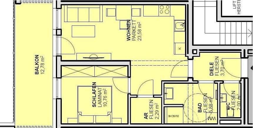 Prenájom bytu 2-izbový 49 m², Pantaleoner Straße 21, Sankt-Pantaleon, Horné Rakúsko Prenájom bytu 2-izbový 49 m², Pantaleoner Straße 21, Sankt-Pantaleon, Horné Rakúsko