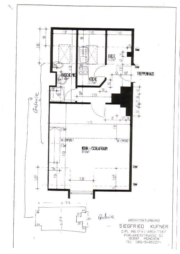 Predaj bytu 2-izbový 43 m², München, Bavorsko Predaj bytu 2-izbový 43 m², München, Bavorsko