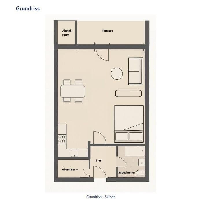 Prenájom bytu 1-izbový 45 m², Linz am Rhein, Porýnie-Falcko Prenájom bytu 1-izbový 45 m², Linz am Rhein, Porýnie-Falcko