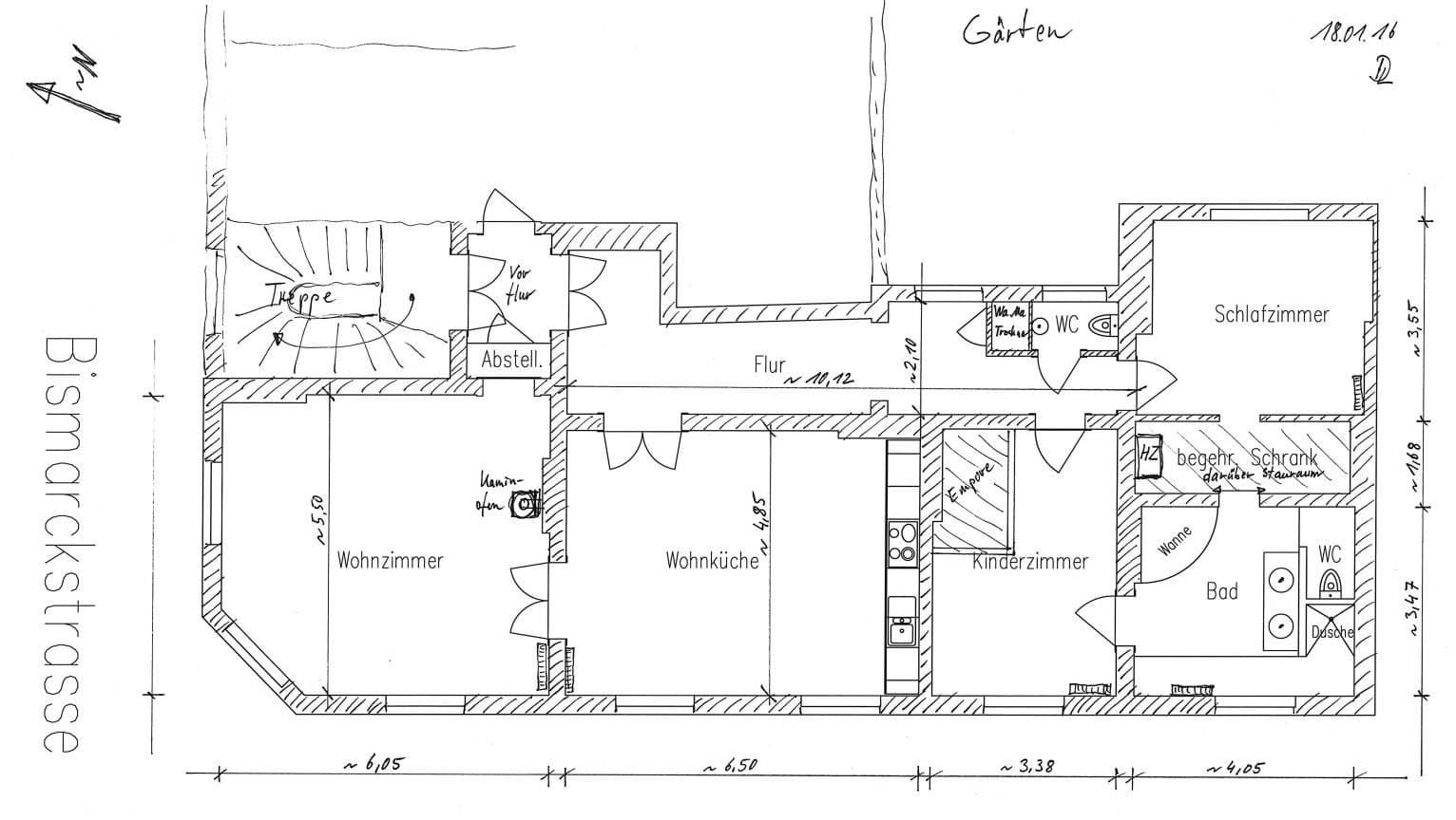 Prenájom bytu 4-izbový 140 m², Bismarckstr. 94, Aachen, Severné Porýnie - Westfálsko Prenájom bytu 4-izbový 140 m², Bismarckstr. 94, Aachen, Severné Porýnie - Westfálsko