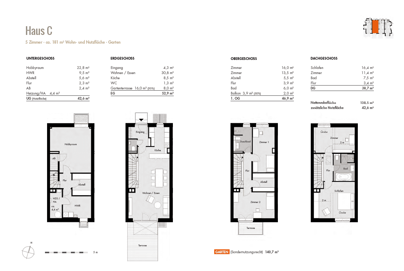 Predaj domu 181 m², pozemek 141 m², Hamburg, Hamburg Predaj domu 181 m², pozemek 141 m², Hamburg, Hamburg