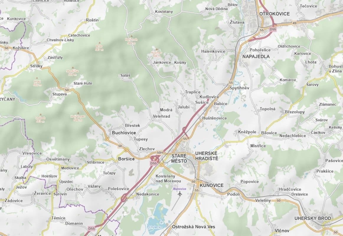 Predaj pozemku 2.024 m², Velehrad, Zlínský kraj Predaj pozemku 2.024 m², Velehrad, Zlínský kraj