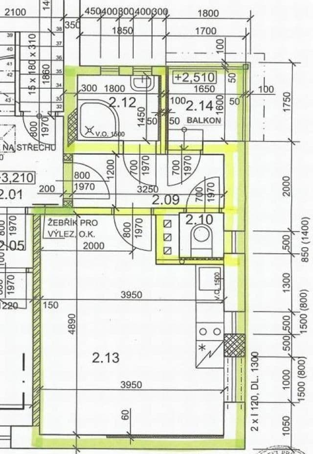 Prenájom bytu 1-izbový 25 m², Pod Sychrovem Ⅰ, Praha, Praha Prenájom bytu 1-izbový 25 m², Pod Sychrovem Ⅰ, Praha, Praha