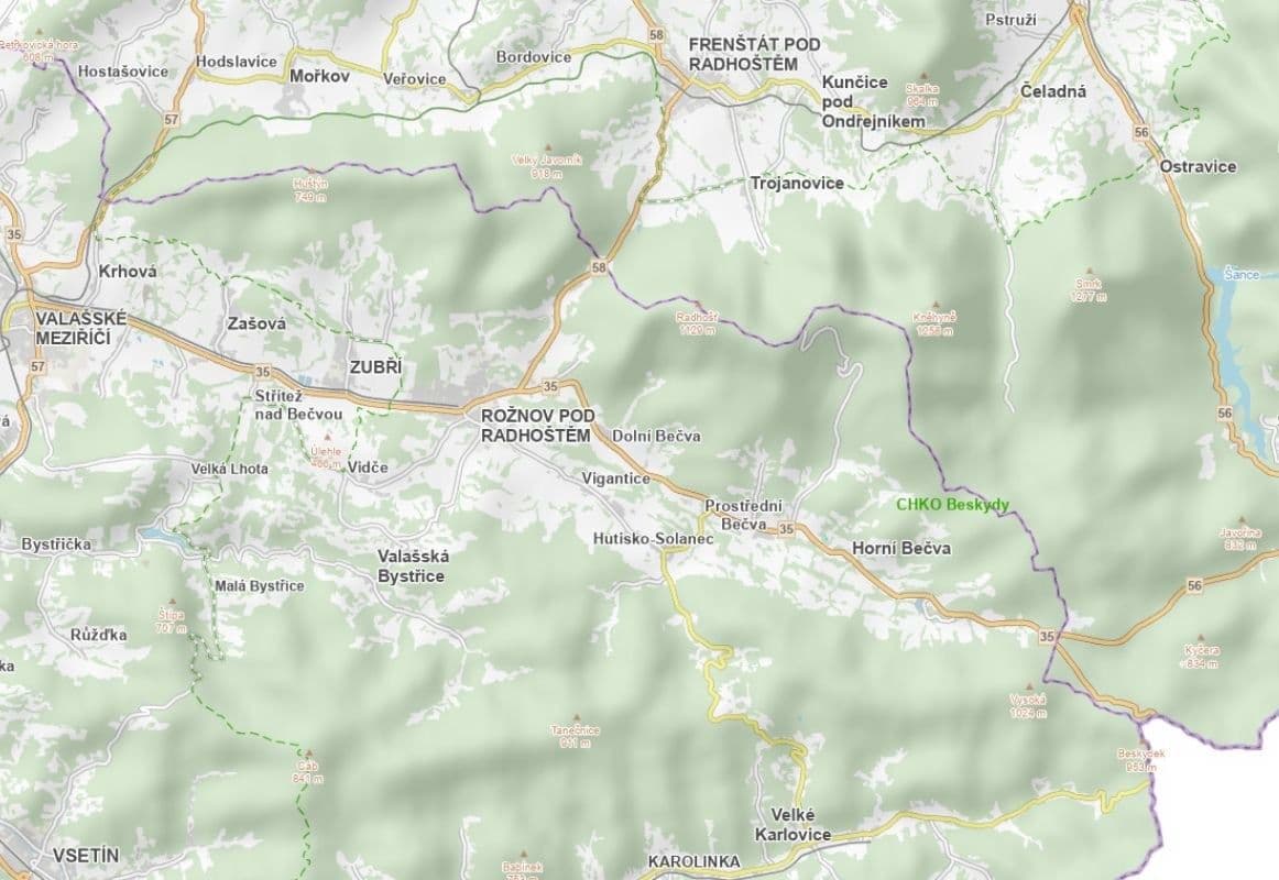 Predaj pozemku 1.646 m², Horní Bečva, Zlínský kraj Predaj pozemku 1.646 m², Horní Bečva, Zlínský kraj