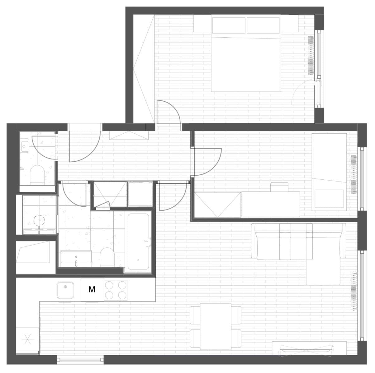 Predaj bytu 3-izbový 71 m², Jažlovická, Praha, Praha Predaj bytu 3-izbový 71 m², Jažlovická, Praha, Praha