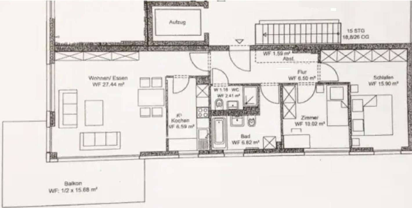 Predaj bytu 3-izbový 92 m², Niedernhausener Strasse 33, Frankfurt am Main, Hesensko Predaj bytu 3-izbový 92 m², Niedernhausener Strasse 33, Frankfurt am Main, Hesensko