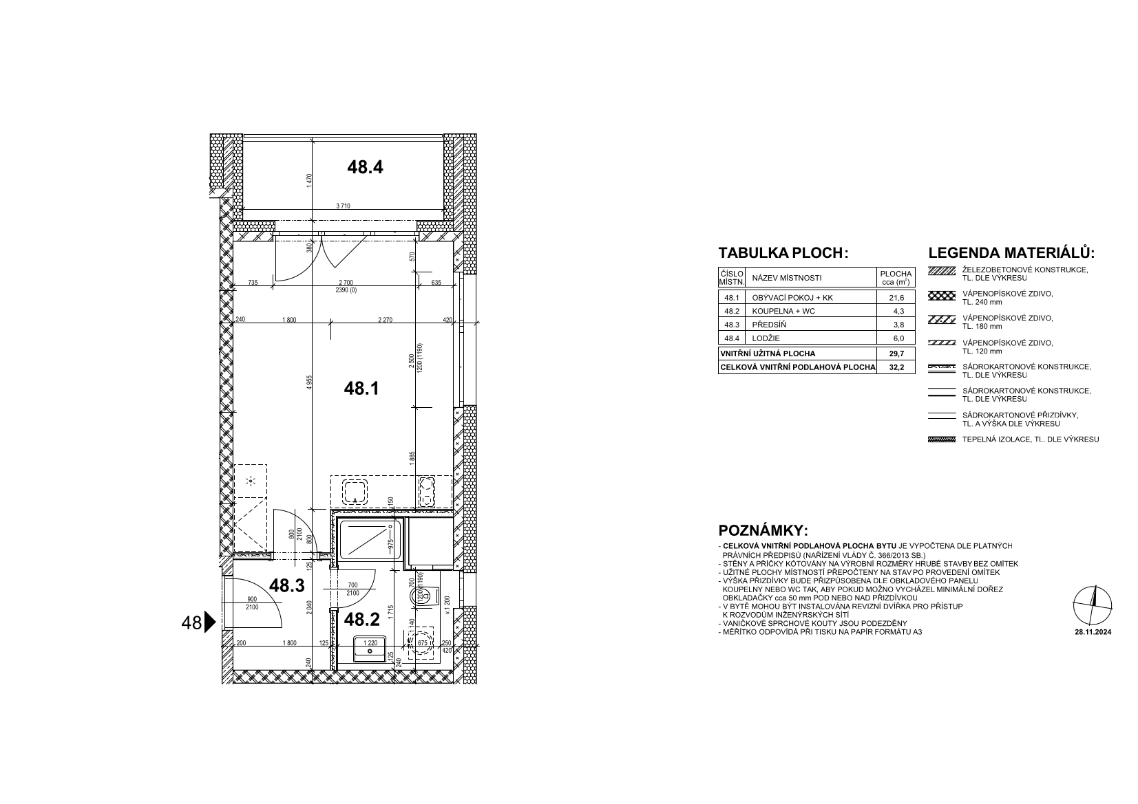 Prenájom bytu 1-izbový 33 m², Poděbradská, Praha, Praha Prenájom bytu 1-izbový 33 m², Poděbradská, Praha, Praha