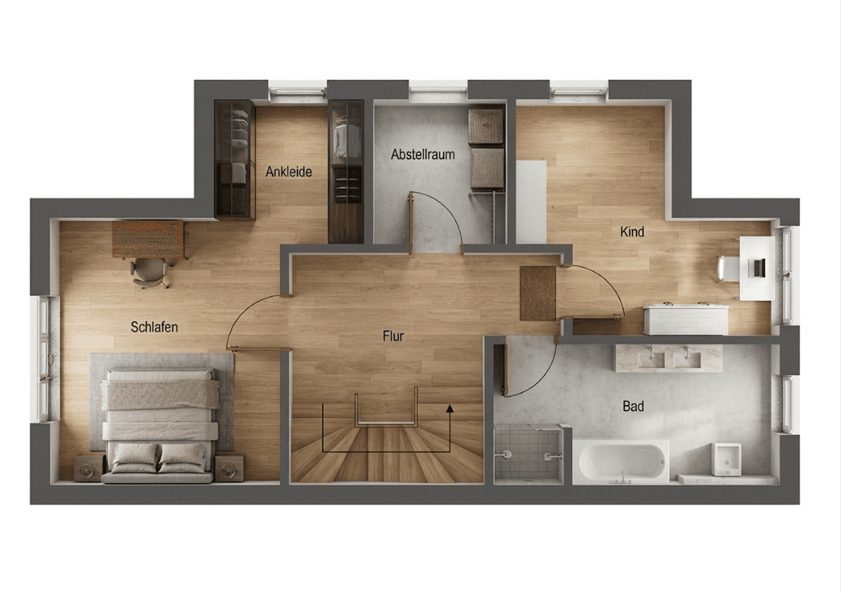 Prenájom domu 135 m², pozemek 275 m², Zum Wiesengraben 27, Jesewitz, Sasko Prenájom domu 135 m², pozemek 275 m², Zum Wiesengraben 27, Jesewitz, Sasko
