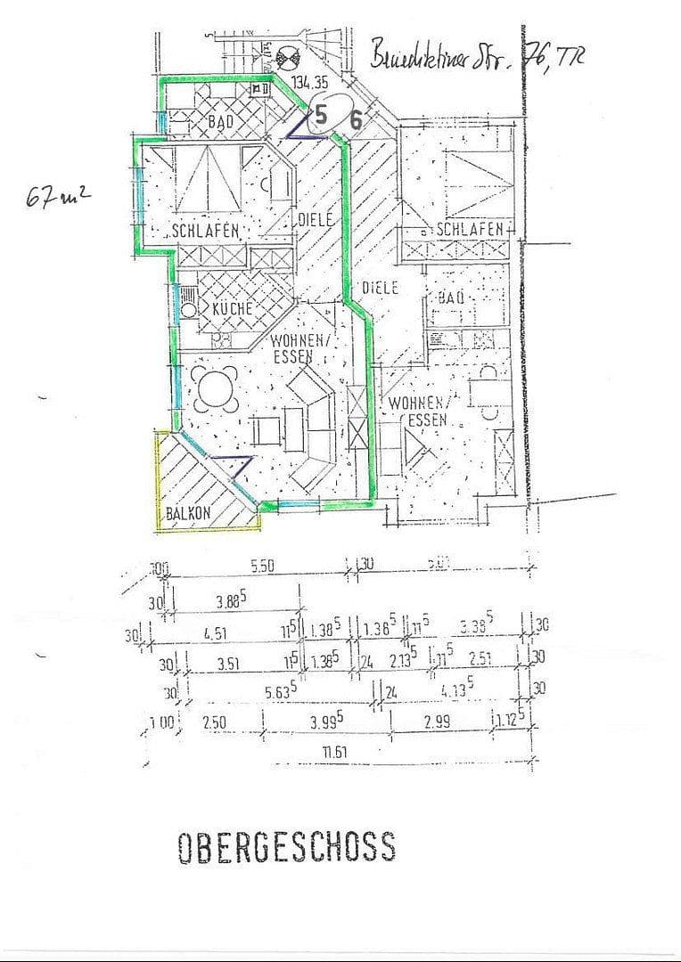Predaj bytu 2-izbový 69 m², Trier, Porýnie-Falcko Predaj bytu 2-izbový 69 m², Trier, Porýnie-Falcko