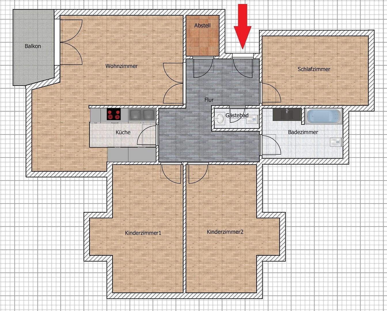 Predaj bytu 4-izbový 110 m², Am Sportplatz 2, Hoppegarten, Brandenbursko Predaj bytu 4-izbový 110 m², Am Sportplatz 2, Hoppegarten, Brandenbursko