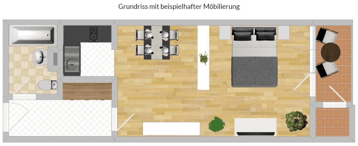 Prenájom bytu 1-izbový 46 m², Am Briel 51A, Konstanz, Bádensko-Wurttembersko Prenájom bytu 1-izbový 46 m², Am Briel 51A, Konstanz, Bádensko-Wurttembersko