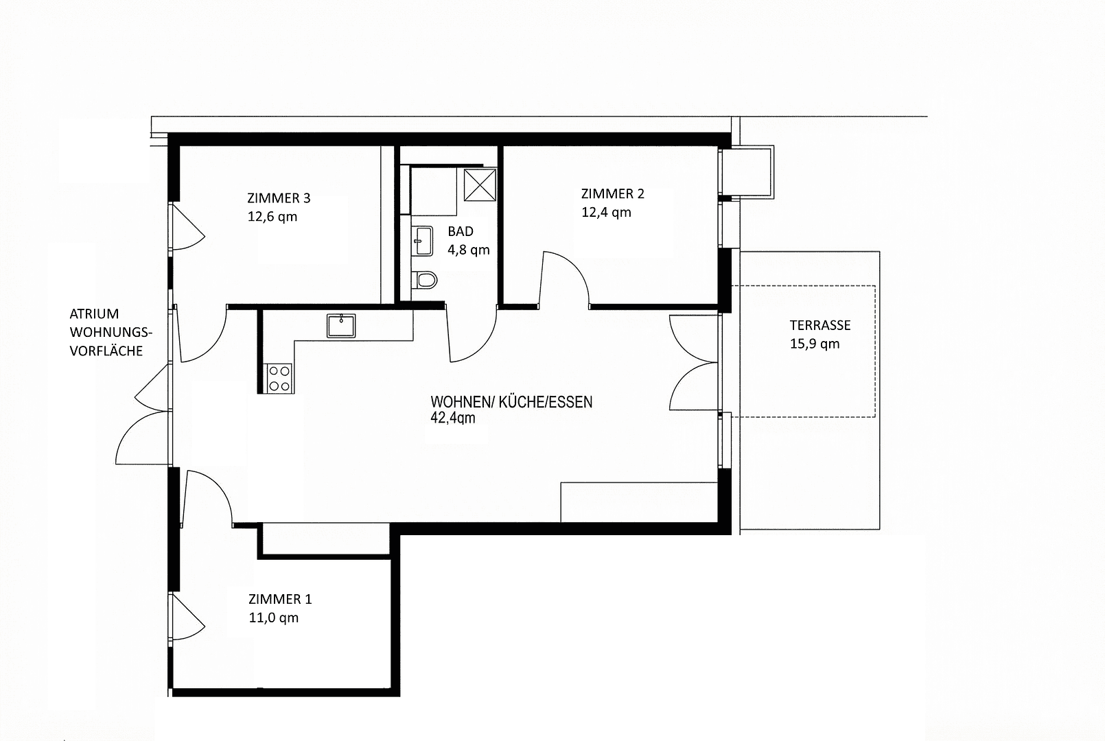 Predaj bytu 4-izbový 105 m², Raistinger Str. 2/2, Herrenberg, Bádensko-Wurttembersko Predaj bytu 4-izbový 105 m², Raistinger Str. 2/2, Herrenberg, Bádensko-Wurttembersko