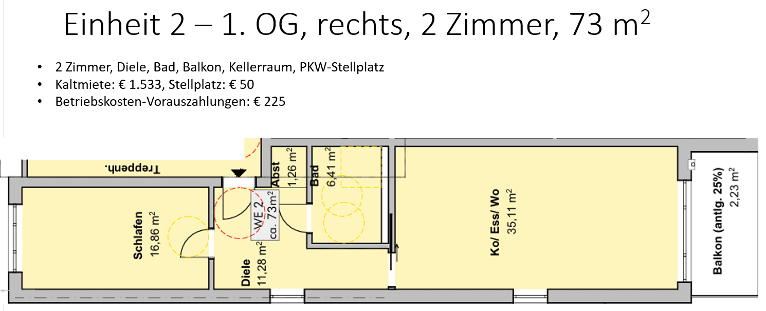 Prenájom bytu 2-izbový 73 m², Erkerstrasse 23, Köln Porz Ensen, Severné Porýnie - Westfálsko Prenájom bytu 2-izbový 73 m², Erkerstrasse 23, Köln Porz Ensen, Severné Porýnie - Westfálsko