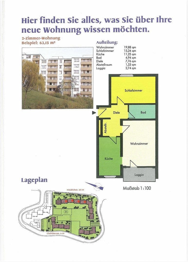 Predaj bytu 2-izbový 64 m², Friedrichstraße 55, Köln, Severné Porýnie - Westfálsko Predaj bytu 2-izbový 64 m², Friedrichstraße 55, Köln, Severné Porýnie - Westfálsko