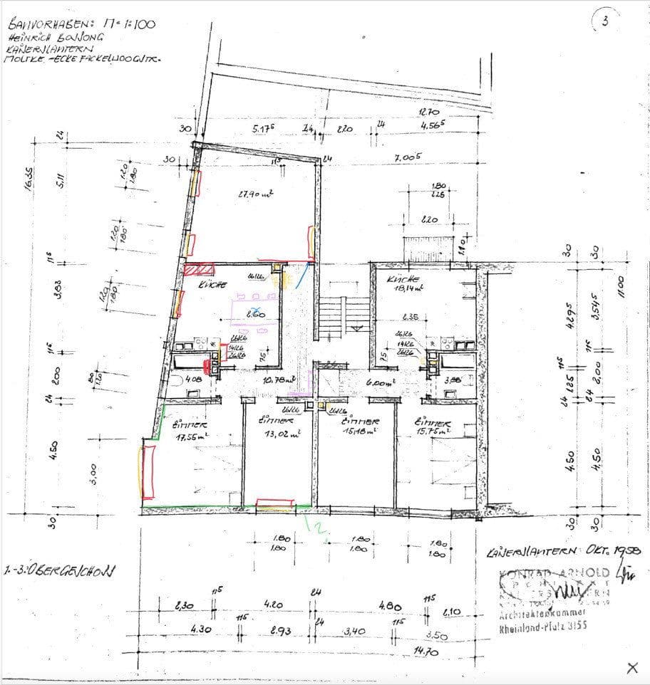 Prenájom bytu 3-izbový 90 m², St. Franziskus-Str. 9, Kaiserslautern, Porýnie-Falcko Prenájom bytu 3-izbový 90 m², St. Franziskus-Str. 9, Kaiserslautern, Porýnie-Falcko