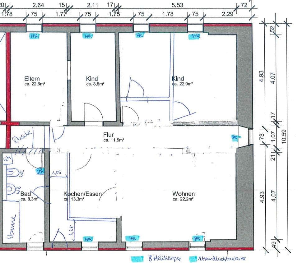 Prenájom bytu 4-izbový 115 m², Pirnaer Landstraße 14, Stolpen, Sasko Prenájom bytu 4-izbový 115 m², Pirnaer Landstraße 14, Stolpen, Sasko