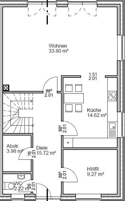 Predaj domu 137 m², pozemek 380 m², Zeltberg 41b, Lüneburg, Dolné Sasko Predaj domu 137 m², pozemek 380 m², Zeltberg 41b, Lüneburg, Dolné Sasko