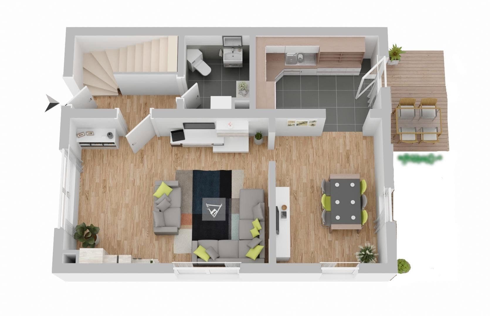 Predaj domu 118 m², pozemek 270 m², Oberleichtersbach, Bavorsko Predaj domu 118 m², pozemek 270 m², Oberleichtersbach, Bavorsko