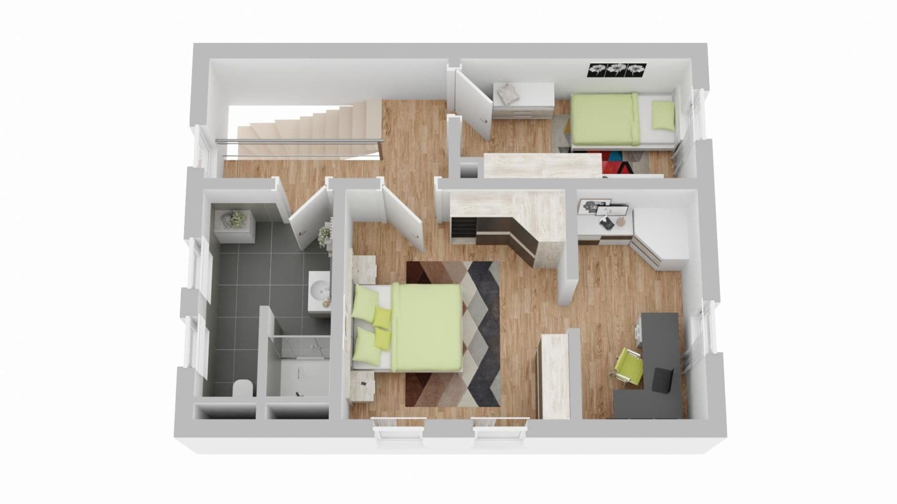 Predaj domu 118 m², pozemek 270 m², Oberleichtersbach, Bavorsko Predaj domu 118 m², pozemek 270 m², Oberleichtersbach, Bavorsko