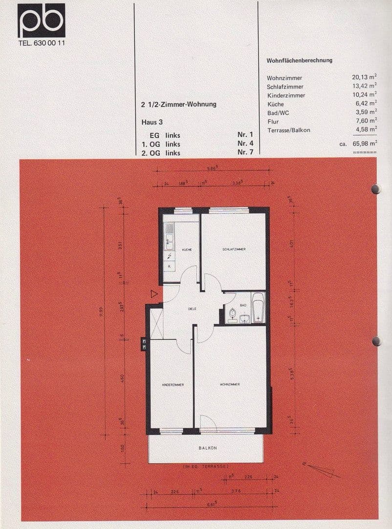 Predaj bytu 3-izbový 66 m², Von-Sauer-Str. 36, Hamburg, Hamburg Predaj bytu 3-izbový 66 m², Von-Sauer-Str. 36, Hamburg, Hamburg