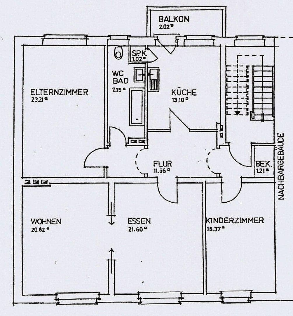 Prenájom bytu 4-izbový 120 m², Koblenz, Porýnie-Falcko Prenájom bytu 4-izbový 120 m², Koblenz, Porýnie-Falcko