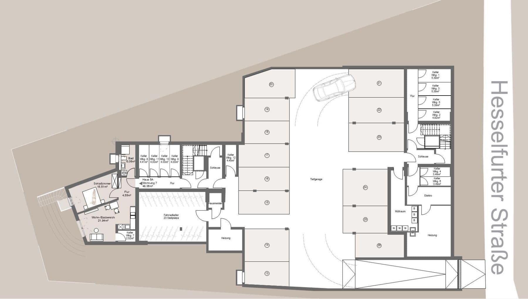 Predaj bytu 3-izbový 83 m², Grafing bei München, Bavorsko Predaj bytu 3-izbový 83 m², Grafing bei München, Bavorsko