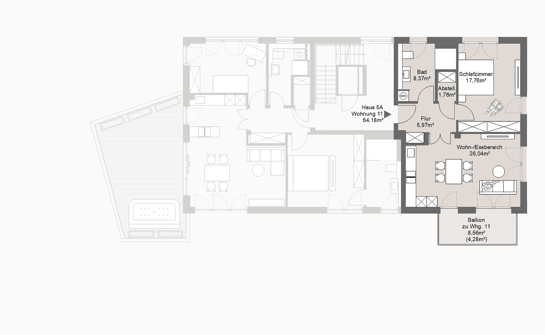 Predaj bytu 2-izbový 65 m², Grafing bei München, Bavorsko Predaj bytu 2-izbový 65 m², Grafing bei München, Bavorsko