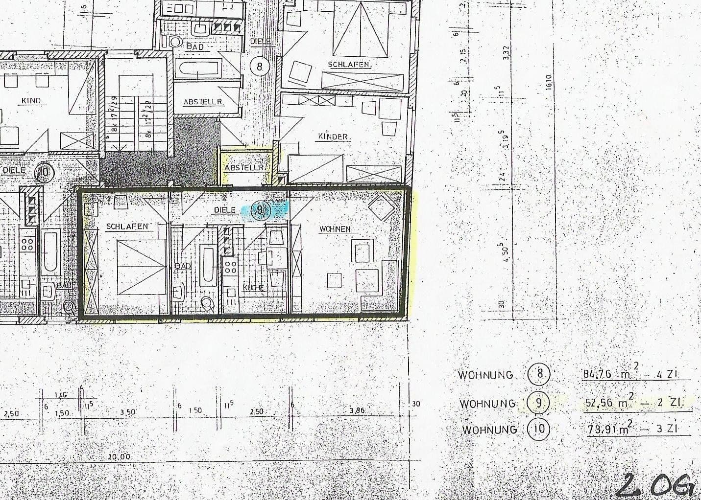 Predaj bytu 2-izbový 53 m², Wiesenstr. 12, Nürnberg, Bavorsko Predaj bytu 2-izbový 53 m², Wiesenstr. 12, Nürnberg, Bavorsko