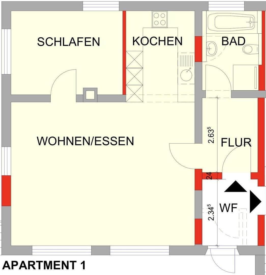 Prenájom bytu 2-izbový 70 m², Norath, Porýnie-Falcko Prenájom bytu 2-izbový 70 m², Norath, Porýnie-Falcko
