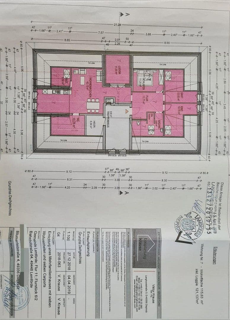 Predaj bytu 4-izbový 121 m², Lemförde, Dolné Sasko Predaj bytu 4-izbový 121 m², Lemförde, Dolné Sasko