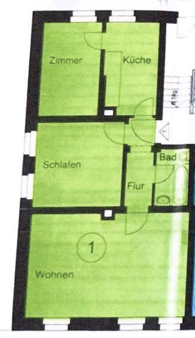 Prenájom bytu 3-izbový 70 m², Mittelweg 86, Braunschweig, Dolné Sasko Prenájom bytu 3-izbový 70 m², Mittelweg 86, Braunschweig, Dolné Sasko