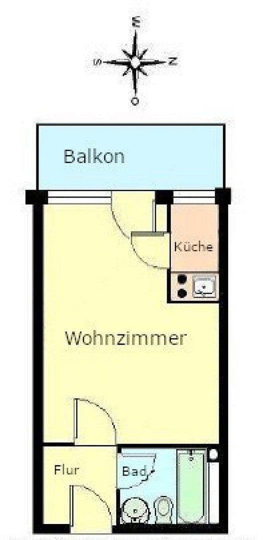 Prenájom bytu 1-izbový 33 m², Heinrich-Fuchs-Str. 3, Heidelberg, Bádensko-Wurttembersko Prenájom bytu 1-izbový 33 m², Heinrich-Fuchs-Str. 3, Heidelberg, Bádensko-Wurttembersko