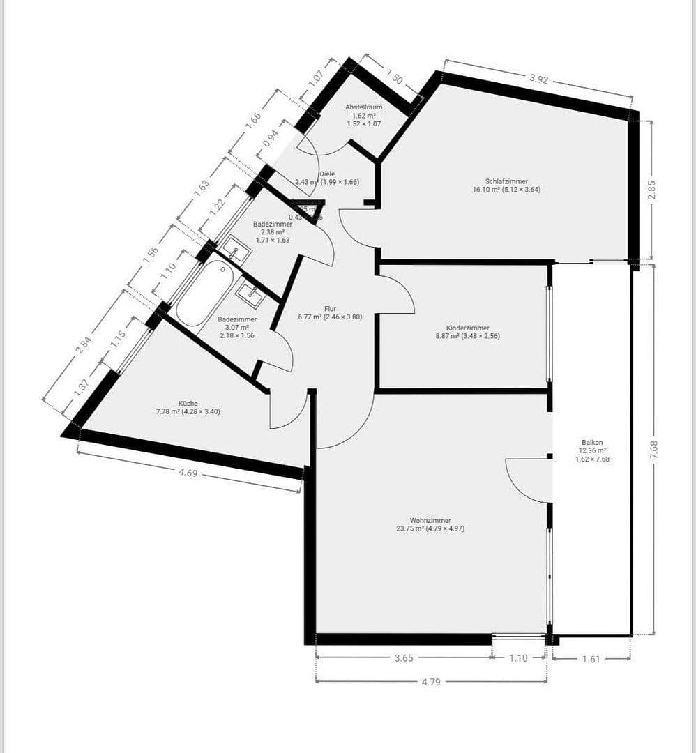 Predaj bytu 3-izbový 85 m², Mörfelden-Walldorf, Hesensko Predaj bytu 3-izbový 85 m², Mörfelden-Walldorf, Hesensko