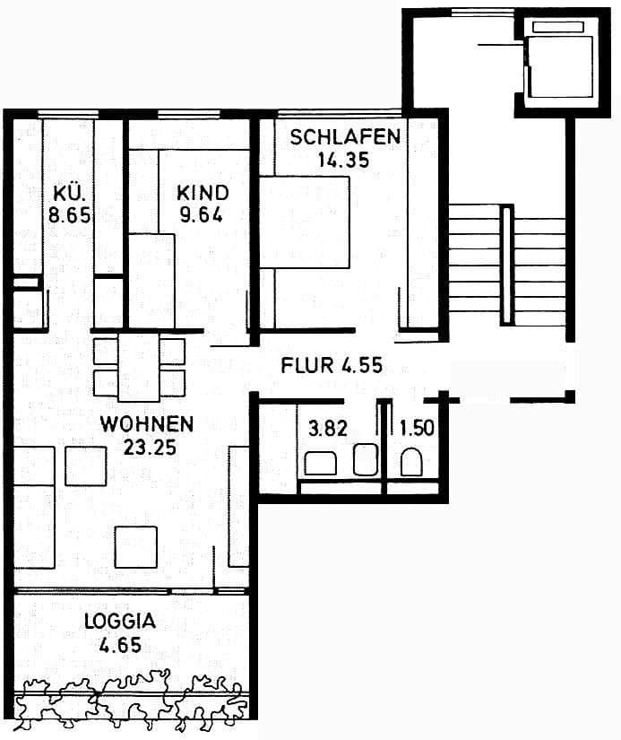 Prenájom bytu 3-izbový 71 m², Unterhaching München, Bavorsko Prenájom bytu 3-izbový 71 m², Unterhaching München, Bavorsko