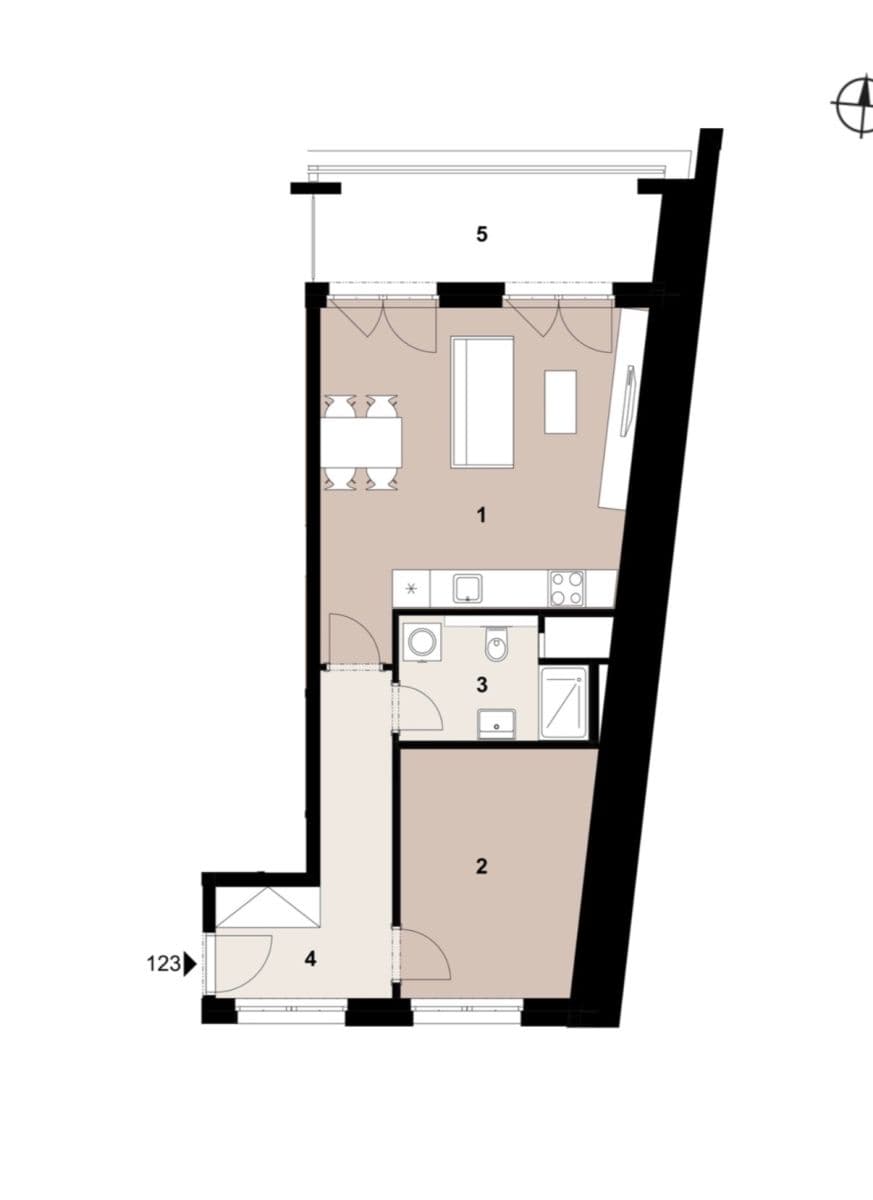 Prenájom bytu 2-izbový 63 m², Poděbradská, Praha, Praha Prenájom bytu 2-izbový 63 m², Poděbradská, Praha, Praha