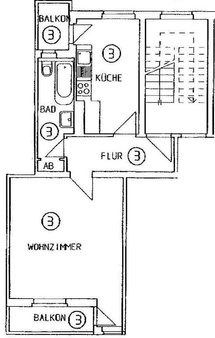 Prenájom bytu 1-izbový 49 m², Talaverastraße 8, Hannover, Dolné Sasko Prenájom bytu 1-izbový 49 m², Talaverastraße 8, Hannover, Dolné Sasko