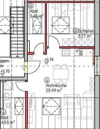 Prenájom bytu 2-izbový 43 m², Essenbach, Bavorsko Prenájom bytu 2-izbový 43 m², Essenbach, Bavorsko