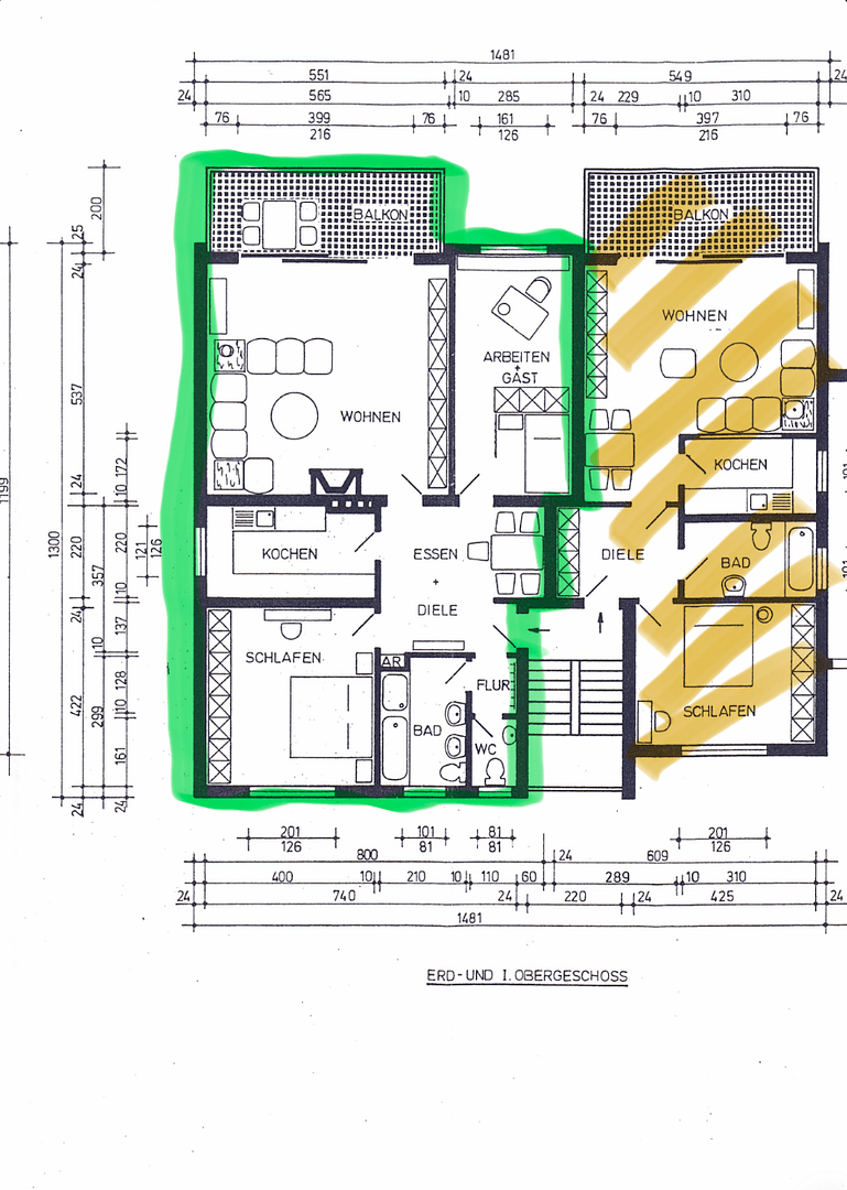Predaj bytu 3-izbový 101 m², Obertshausen, Hesensko Predaj bytu 3-izbový 101 m², Obertshausen, Hesensko