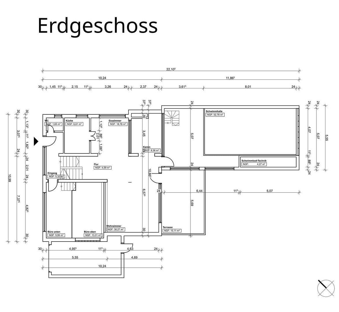 Predaj domu 210 m², pozemek 584 m², Hasselroth, Hesensko Predaj domu 210 m², pozemek 584 m², Hasselroth, Hesensko